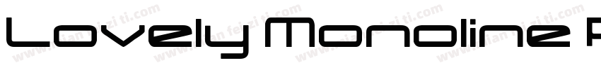 Lovely Monoline Regu字体转换